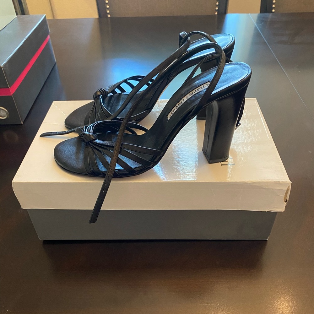 Charles David strappy heels 7.5M